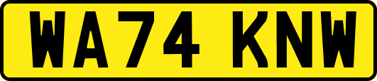 WA74KNW