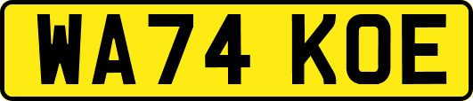 WA74KOE