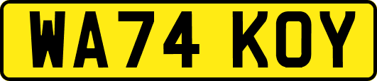 WA74KOY