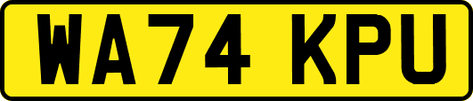 WA74KPU