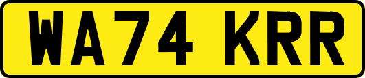 WA74KRR