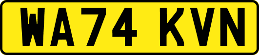WA74KVN
