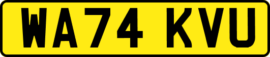 WA74KVU
