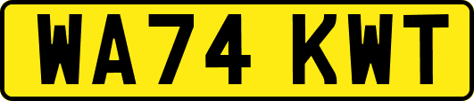 WA74KWT