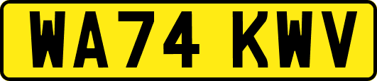 WA74KWV