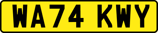 WA74KWY