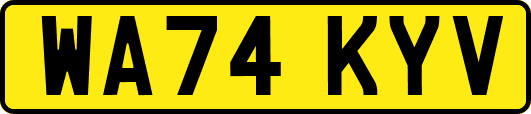 WA74KYV