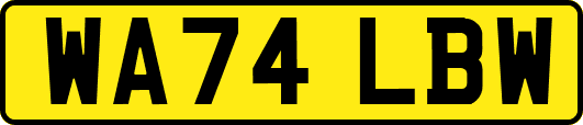 WA74LBW