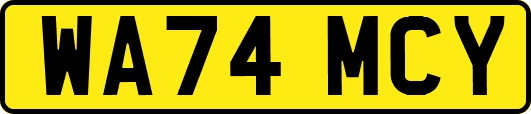 WA74MCY