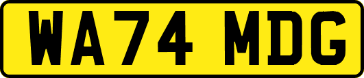 WA74MDG