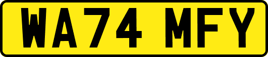 WA74MFY