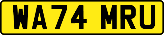 WA74MRU