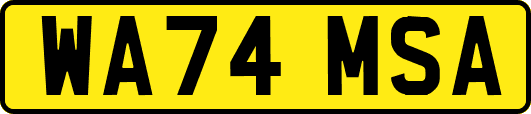 WA74MSA