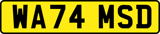 WA74MSD