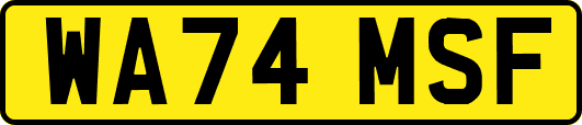 WA74MSF