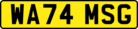 WA74MSG