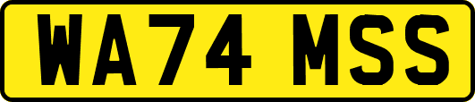WA74MSS