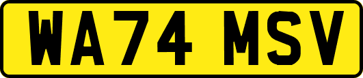 WA74MSV