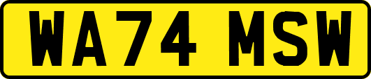 WA74MSW