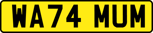WA74MUM