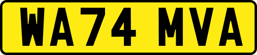 WA74MVA