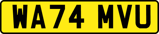 WA74MVU