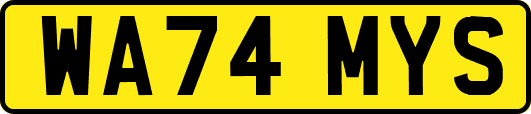 WA74MYS