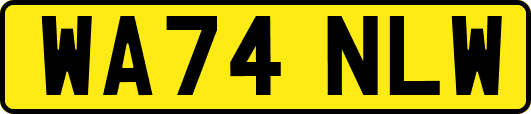 WA74NLW