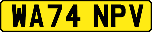 WA74NPV