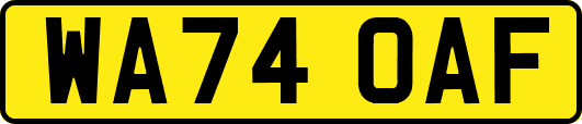 WA74OAF