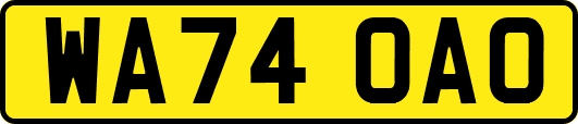 WA74OAO