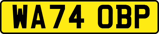 WA74OBP