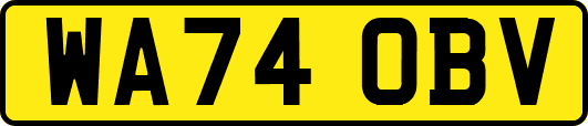 WA74OBV