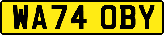WA74OBY