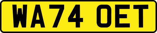 WA74OET