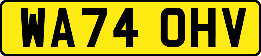 WA74OHV