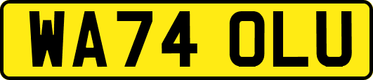 WA74OLU