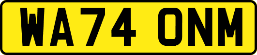 WA74ONM