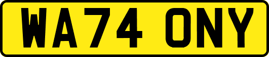 WA74ONY