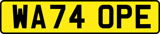 WA74OPE