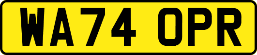 WA74OPR