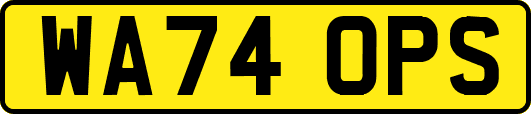 WA74OPS