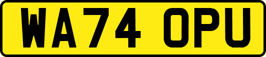 WA74OPU