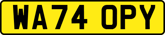 WA74OPY