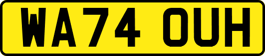 WA74OUH