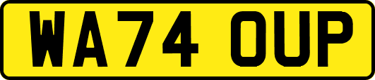 WA74OUP