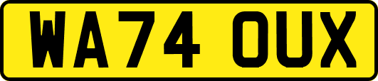 WA74OUX