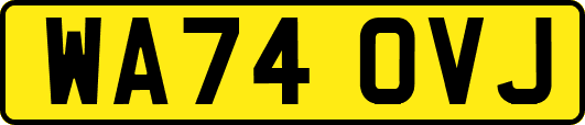 WA74OVJ