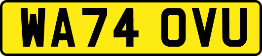 WA74OVU