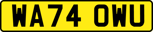 WA74OWU